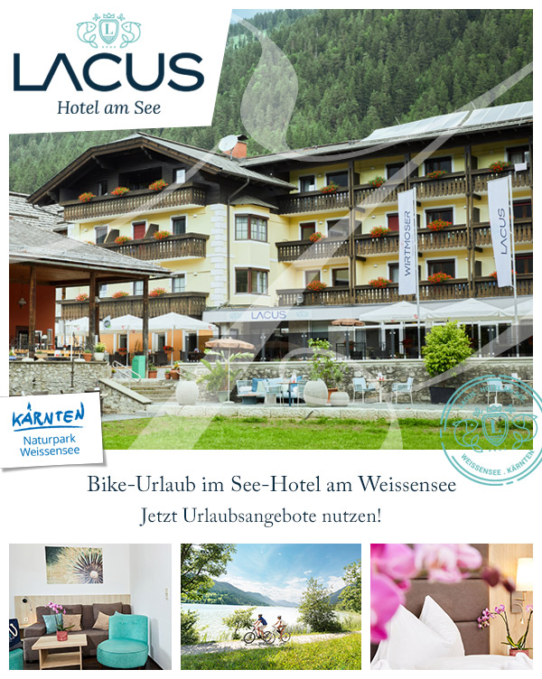 LACUS - Hotel am See | Bikeurlaub im Seehotel in Techendorf am Weissensee