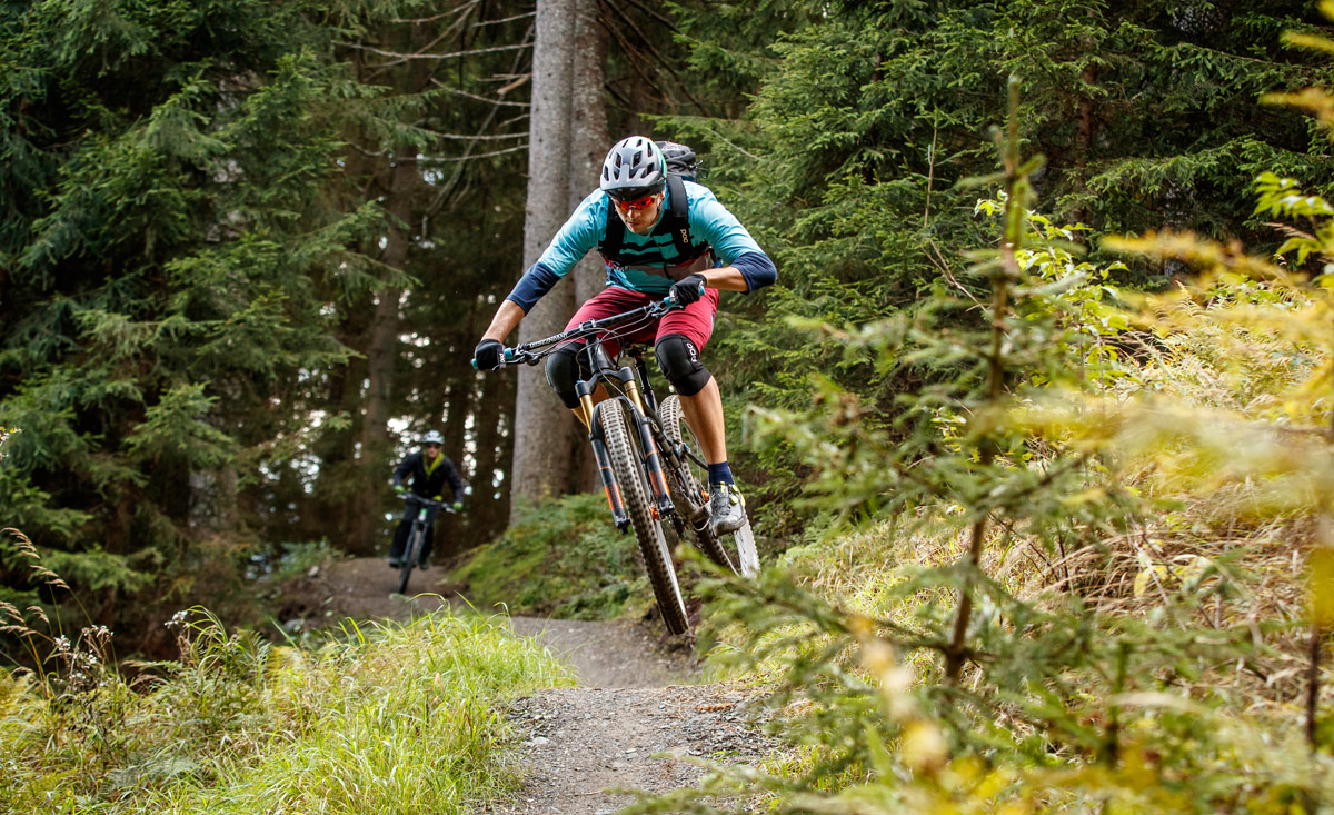 Downhill biken im Salzburger Land - Singletrail Großarltal