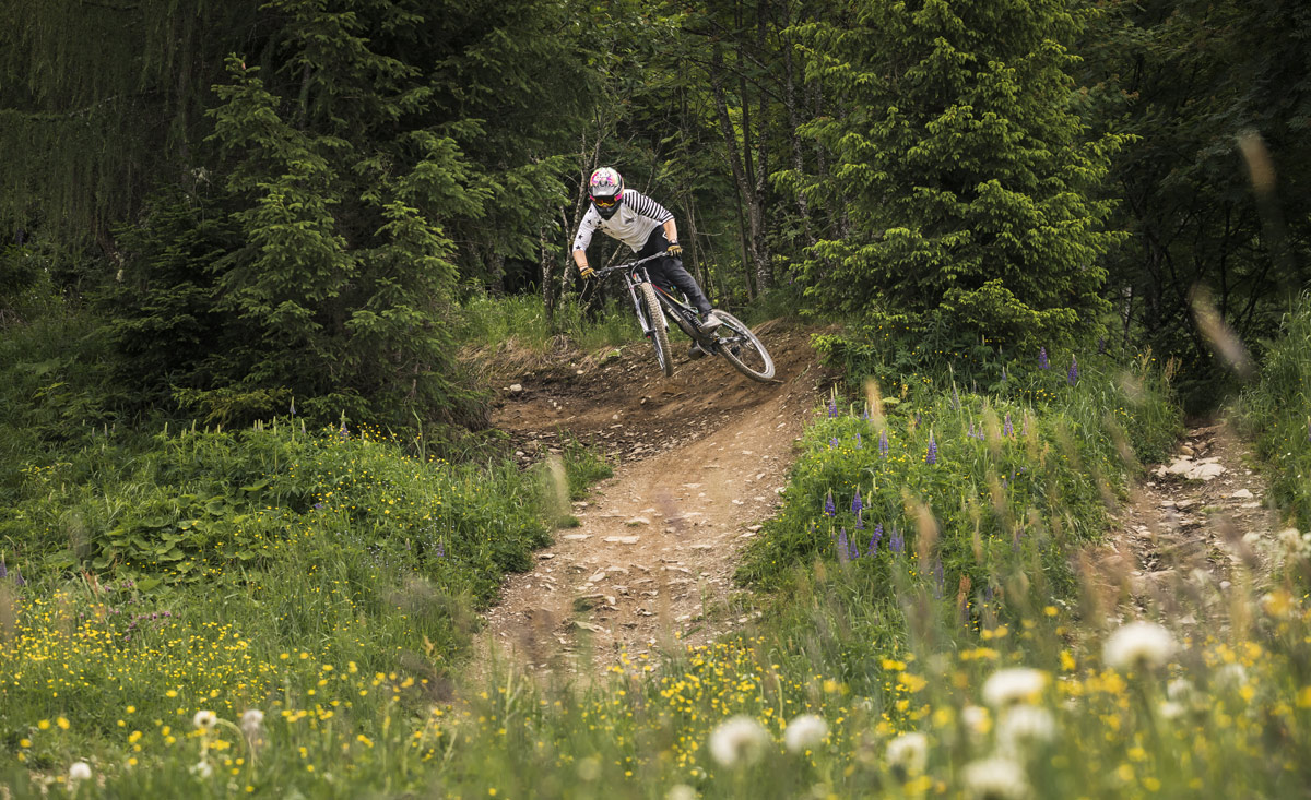 Bikepark Schladming Downhill Action - copyright Roland Haschka