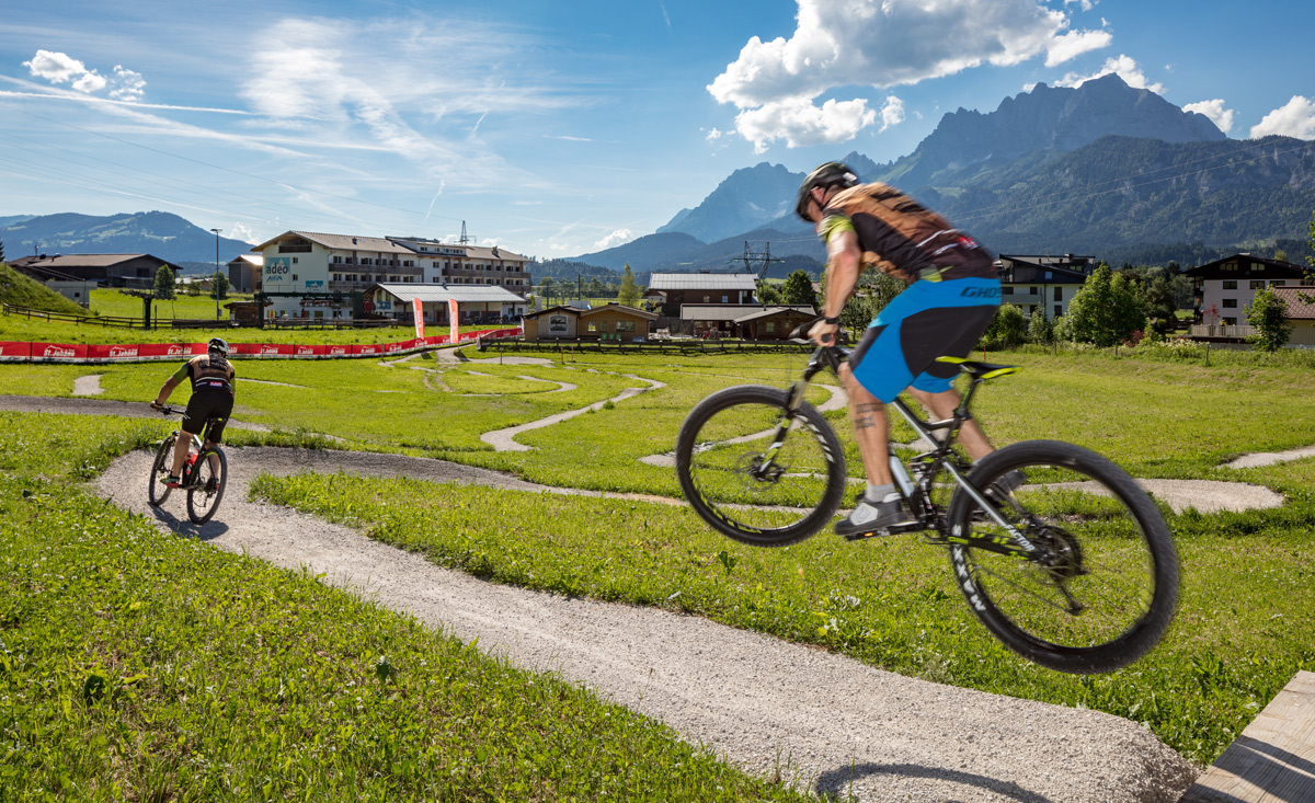 St. Johann - Singletrail Harschbichl - Mountainbiken und Trailbiken in Tirol