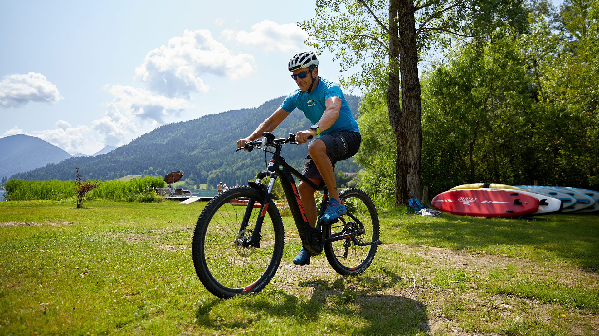 Bikeurlaub und Badeurlaub im Lacus Hotel am See - Bikeurlaub Weissensee Kärnten