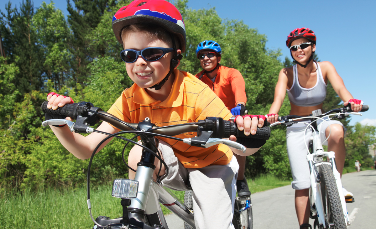 Bikeurlaub mit der Familie